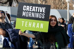 گزارش تصویری دهمین رویداد صبح خلاق تهران با سخنرانی رضا سیاح